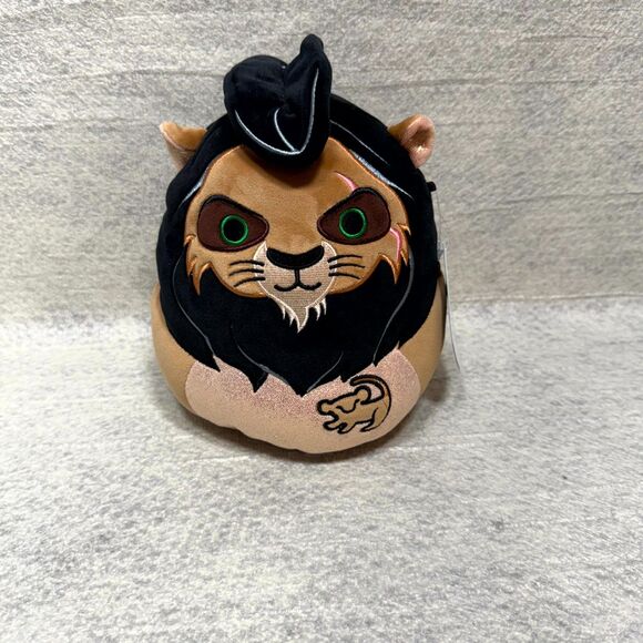 Disney‎ Lion King Squishmallows Original Disney 8 Inch Scar Plush Toy NEW - Picture 1 of 7